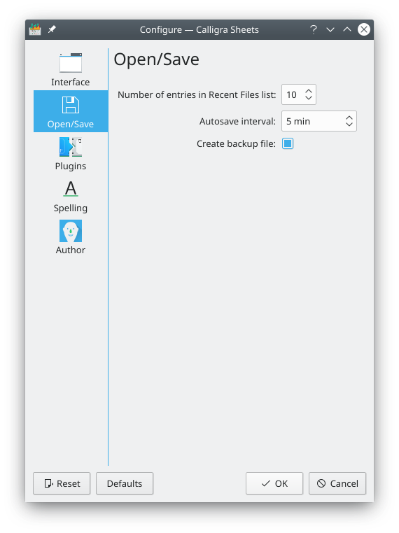 Open/Save Configuration.