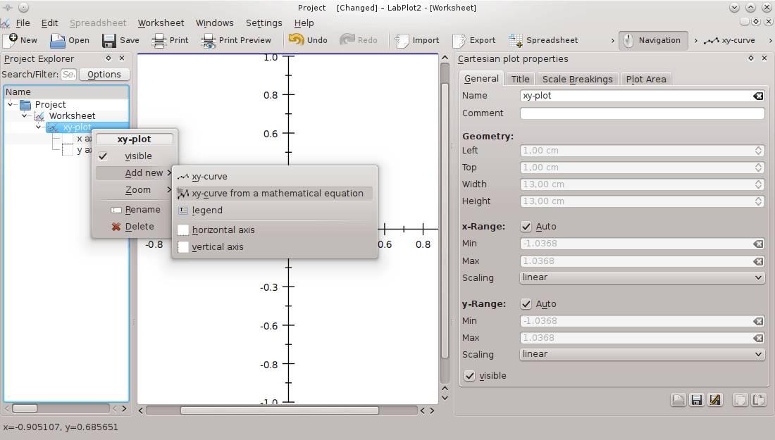 Adding new curve